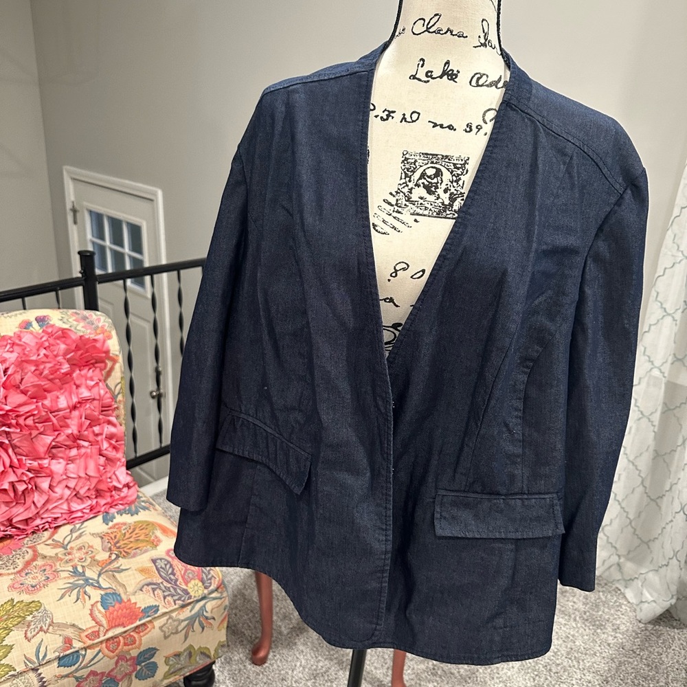 Dark Denim Blazer